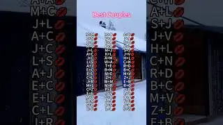 Best couples, your initial here ?  #foryou #subscribe #crush #love #sign #tiktok #initial