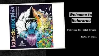 Watch Me Kolor   Christmas Oil Slicked Dragon from Kaleidomorphia by Kerby Rosanes P1