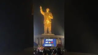 Ambedkar statue in Hyderabad #ambedkarwhatsappstatus #ambedkarstatus #ambedkarsong