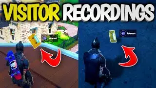 Collect the Visitor recording in Starry Suburbs and Gotham City Fortnite Location (Out Of Time)