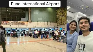 Pune International Airport New Terminal | Pune to Bangalore Flight Indigo |First Time Flight Journey