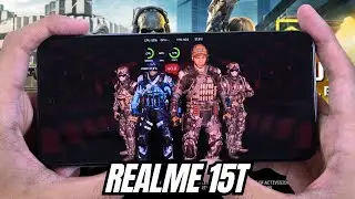 Realme 15T test game Call of Duty Mobile CODM | Dimensity 6400 Max