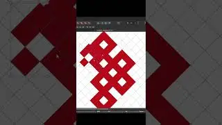 Drawing the Buddhist Endless Knot in Affinity Designer #speedart  #affinitydesigner