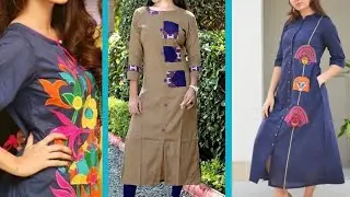 20+ New Patch Work Kurti Designs ll Patch work Cut work kurti Neck Designs