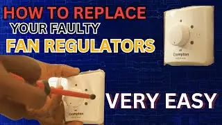 How To Replace Your Fan Regulator. #electrician #howto #how #easy #faulty #replacement #fan