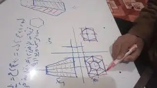 الأجسام الهندسية الناقصة والمقطوعة بمستوى مائل (الدرس الثالث)
