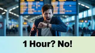 1-Hour Layover: Is it ENOUGH? Minimum Connection Time RULES to Save Your Trip! ✈️