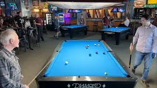 One Pocket with Roger and Sam on tight pockets and new felt back for Redemption 