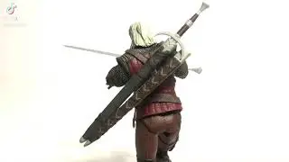 The Witcher 3 Wild Hunt - Geralt Sword Combo (Stop Motion Animation)