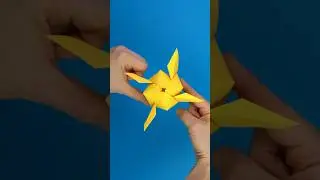 How to make SPINNING Paper Balloon 🎈 EASY Origami Airplane Tutorial