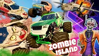 Monster Jam Zombie Island Compilation #58 | Racing, Freestyle, and High Speed Jumps