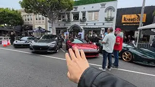 INSANE Ferrari Event by David Lee Stuns Los Angeles!