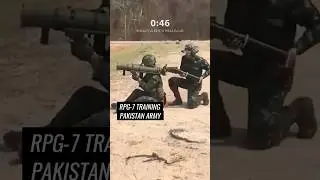 Pakistan Army Training with RPG-7 Rocket Launchers