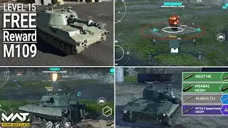 MWT Tank Battles M109 Level 15 reward🔥Test Drive