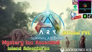 Ark Survival Ascended - Mystery Inc - Baby Hunting & Artifact Start -  Ep4