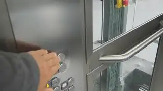 Netherlands, Amsterdam, Rietlandpark Tram Stop, 2X KONE elevator