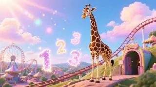 Giraffe Rides the Roller Coaster | Fun Nursery Rhyme Song for Kids
