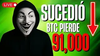 🔴 DIRECTO: LO AVISÉ, PARA ABAJO 📉 | ANÁLISIS #BITCOIN Y #ALTCOINS