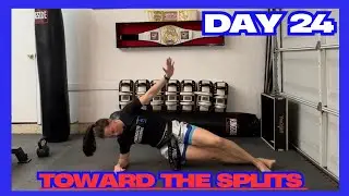 Day 24 - 30-Day Side Split Challenge - Side Plank Lifts 💪