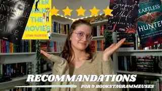 9 RECOMMANDATIONS par 9 BOOKSTAGRAMMEUSES | Leur meilleure lecture 💗📖
