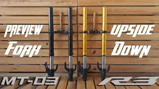 Preview Fork Upside Down Yamaha R3 / R25 VS Yamaha MT-03 / MT-25