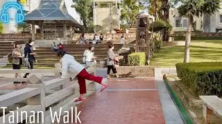 Walking Wu Family Garden in Tainan, Taiwan / 逛吳園 4K60 ASMR 🎧