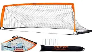 VEVOR Portable Soccer Goal 6.5x3.25 ft Kids Backyard Soccer Net Foldable Pop