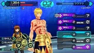 Fate/Extra CCC Gilgamesh vs Caster (Tamamo) & Twice Piecemen