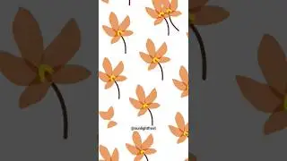 doodle floral repeat pattern design | #summerprints #patterndesign