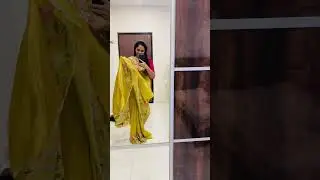 Beautiful crush silk saree ..best choice for sangeeth mehendi functions&hellip;WhatsApp for details