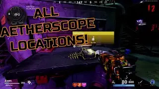 ALL AETHERSCOPE PARTS IN DIE MASCHINE! | AETHERSCOPE GUIDE! | COLDWAR ZOMBIES!
