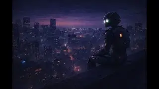 Silent Dawn 🤖 Dark Synthwave for Focus & Reading