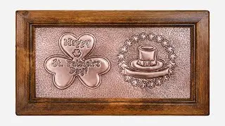 St. Patrick's Day Gift Framed Copper Artwork