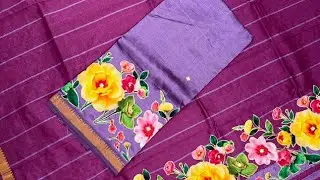 MANGALGIRI HANDLOOM DRESS MATERIALS || APPLIQUE WORK DRESS MATERIALS
