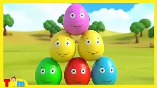 Surprise Eggs + More Nursery Rhymes and Kids Songs | Tim Time