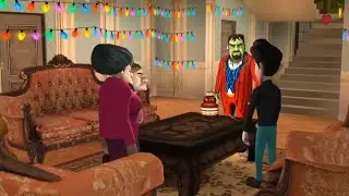scary stranger Yeehaw and HA-HA Grumpy's Big day#foryou #shortsfeed#youtubeshort