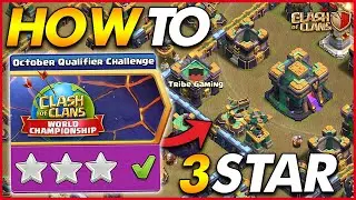 HOW TO 3 STAR THE OCTOBER QUALIFIER CHALLENGE!! | Clash of Clans
