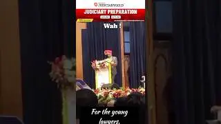 CJI Chnadrachud&rsquo;s words for Young Lawyers! #motivation