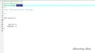 099  99   strerror Function in C Programming Language Video Tutorial