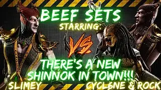 BEEF SETS ft. Slimey vs Cycl6ne & Rock! | THERE'S A NEW SHINNOK IN TOWN!!! (timestamps in cmts)
