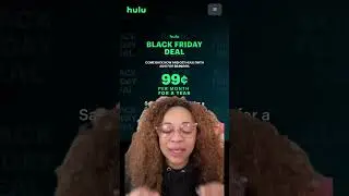 $.99 HULU DEAL & Get DISNEY+ for $2.00 more!! #blackfriday