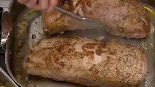 All-Clad Stainless Steel Roaster with Turkey Fork & Oven Mitts on QVC