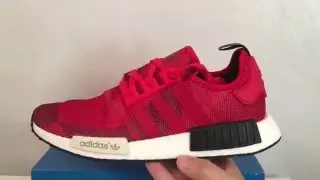 Adidas NMD R1 Mesh Red Camo shoes s79164
