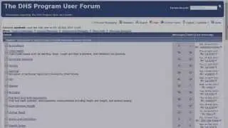 How to Subscribe to Forums and Topics DHS Program User Forum