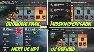 🔴 UC Refund Problem? | Growing Pack Event & Missions Explain | Which Pack Best? | UC UP Release Date