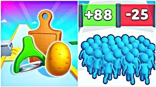 Potato Rush And Count Master Gameplay Walkthrough Android Ios All Level Gameplay 
