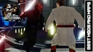 Star Wars Battlefront II (PC) HD: Best Mods & Maps: Naboo: Theed Hangar | Obi-Wan vs. Darth Maul