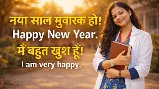 New Year Talk || New Year Wishes 2026 | Spoken English English speaking practice 🗣️