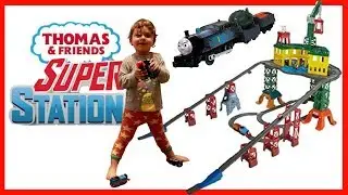 Biggest Thomas and Friends Train set  Superstation | Thomas toy videos | kids videos  toddler videos