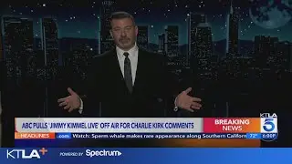 ABC pulls 'Jimmy Kimmel Live' off air 'indefinitely' over Charlie Kirk comments